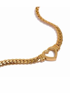 18K Gold Plated Heart Necklace